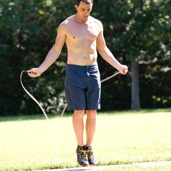 Jumping rope is a good exercise to relieve pain