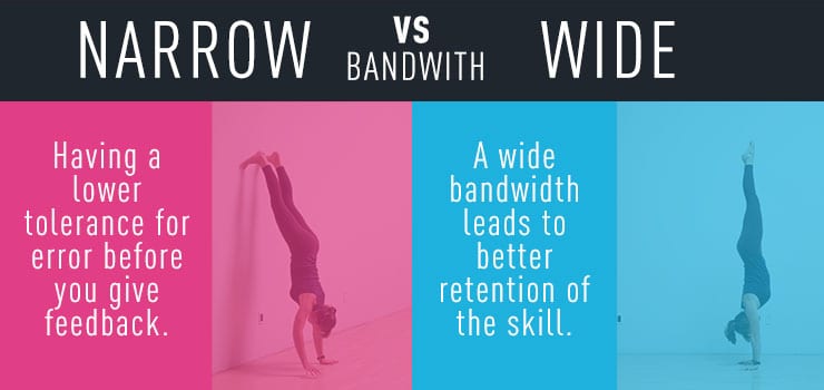 GMB Motor Learning - Narrow vs Wide Bandwith