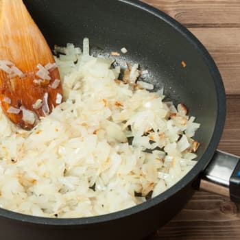 Caramelized white onions