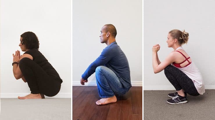 Sitting in a squat position not only improves your strength, but, sumô  academia 