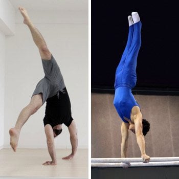 comparing a cartwheel with proper handstand technique