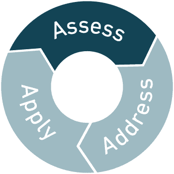 Illustration of AAA Framework highlighting "Assess"