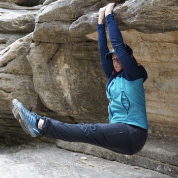 Stacey hanging around outdoors