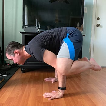 Our client Jovanni nailed a 30-second crow pose using this tutorial.