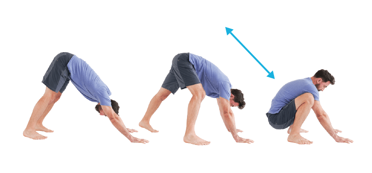 Back Stretches - A-Frame to Squat