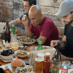 Eating a meal together