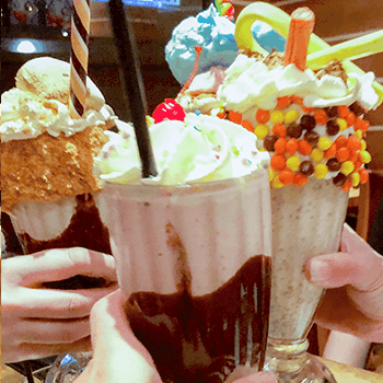 ice cream sundaes