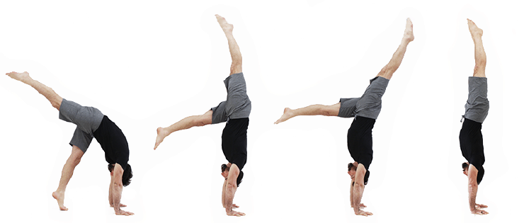 GMB Handstand - handstand kickup progression