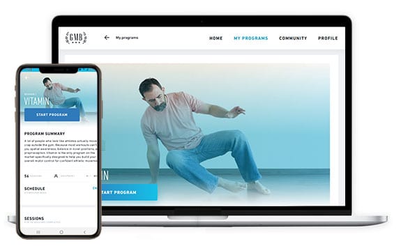 Vitamin Programs on Mobile and Laptop