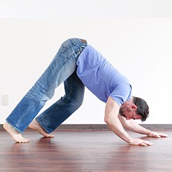 Ryan practicing the Bear movement from Elements