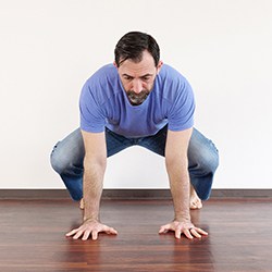 Ryan demonstrating the Frogger movement from Elements
