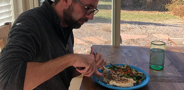 josh eating
