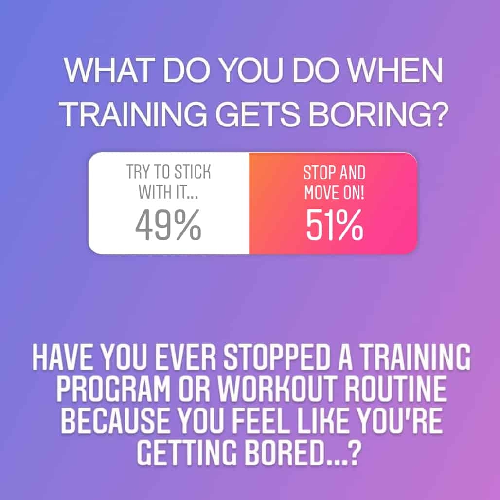 GMB Instagram Story Boredom Poll