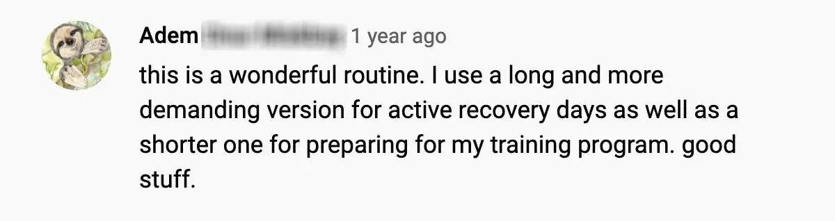 Testimonial for GMB locomotion routine