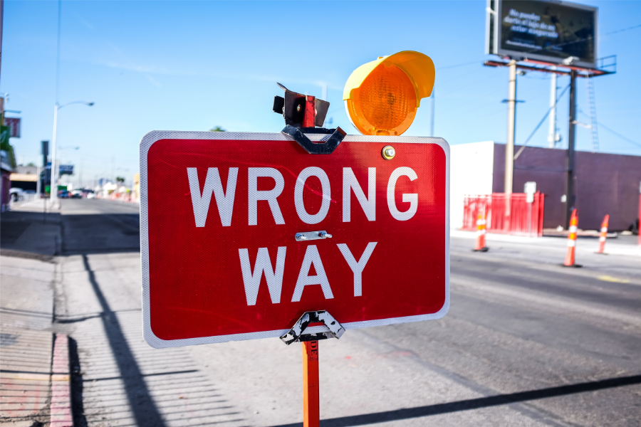 Wrong Direction Ahead