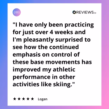 Client testimonial about how emphasis on controlled movement improved their athletic performance.
